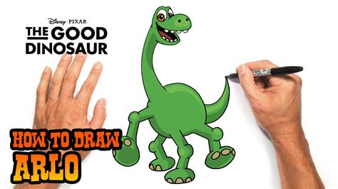 How To Draw Arlo From Disney Pixar The Good Dinosaur Step .